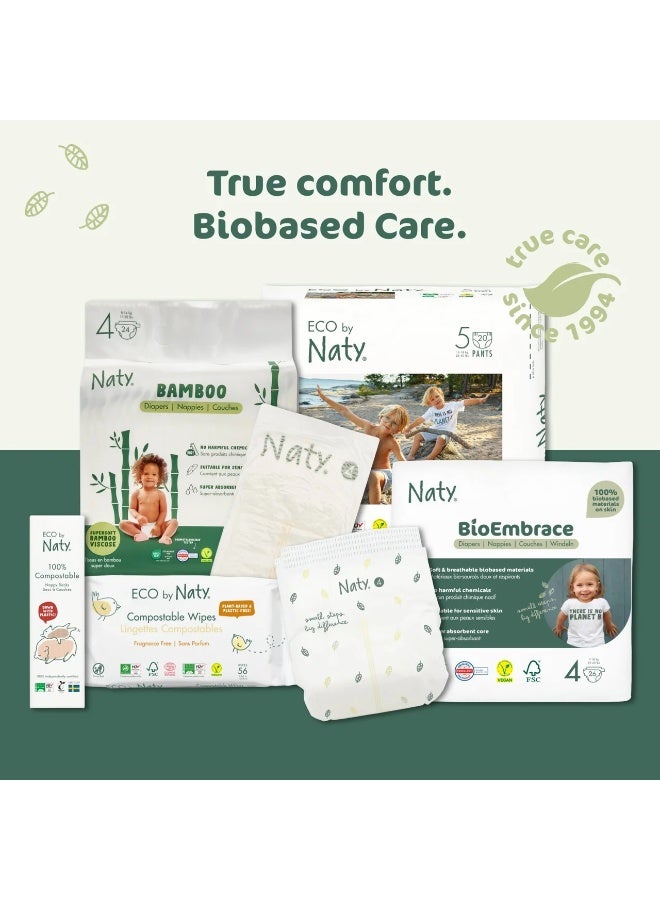 إيكو من ناتي مناديل مبللة للمرحاض قابلة للرمي في المرحاض بدون رائحة، 42 منديل - Image 5